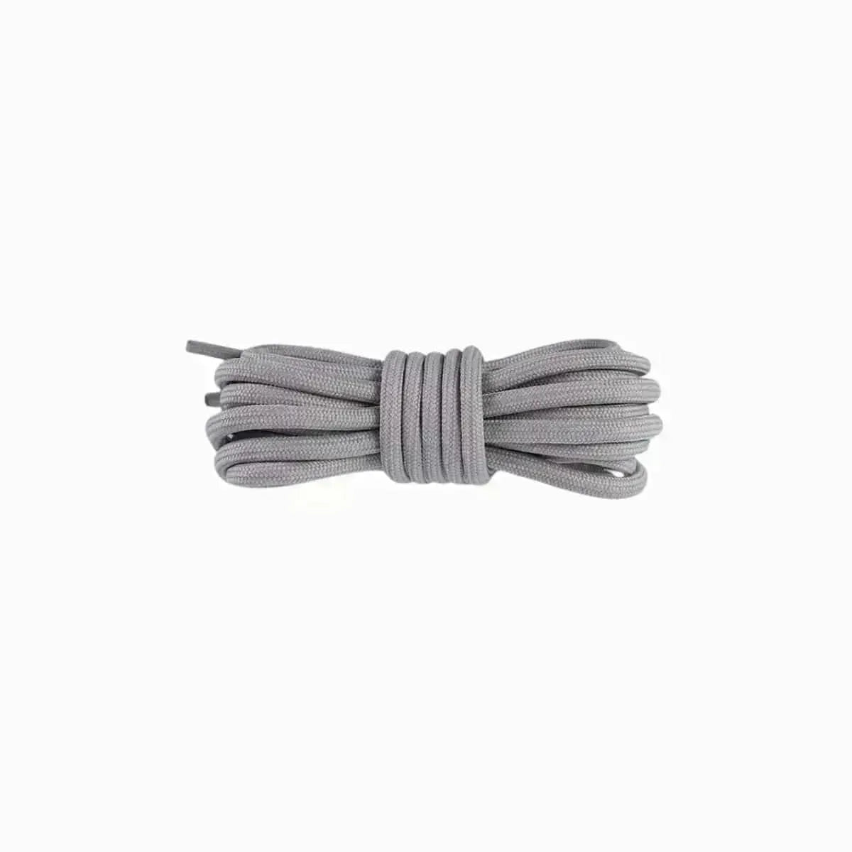 Cloud grey replacement rope laces for adidas yeezy boost 350 sneakers by Kicks Shoelaces. 