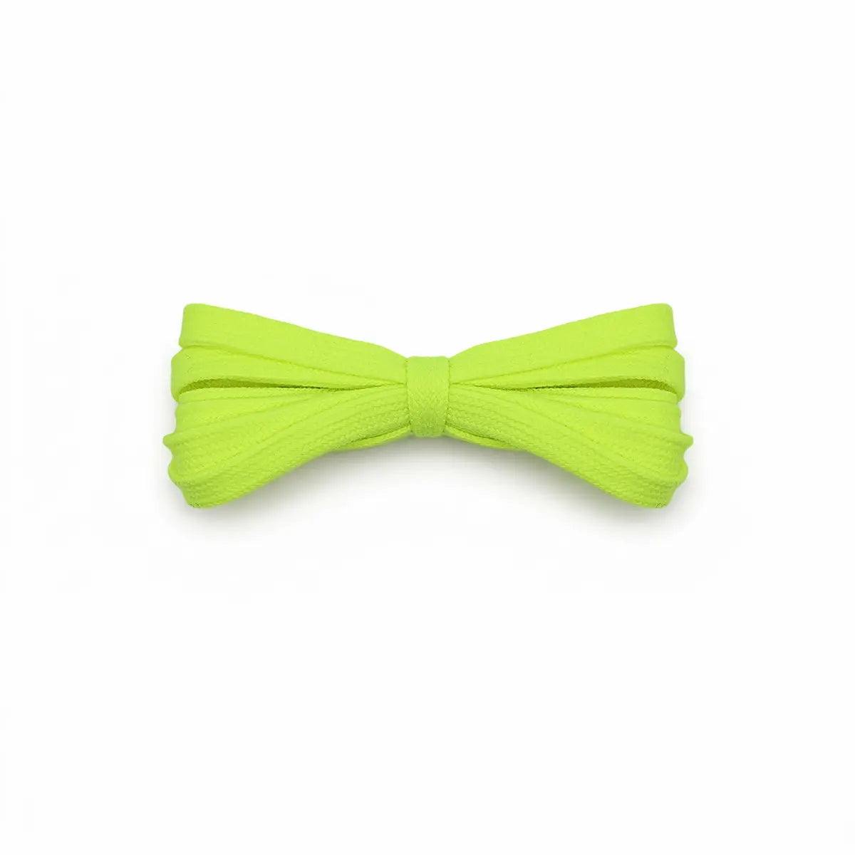 Fluorescent green shoe laces for Converse run star low shoes by Kicks Shoelaces