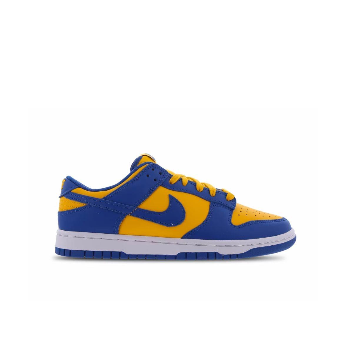 Nike Dunks with Golden Yellow Replacement Laces by Kicks Shoelaces