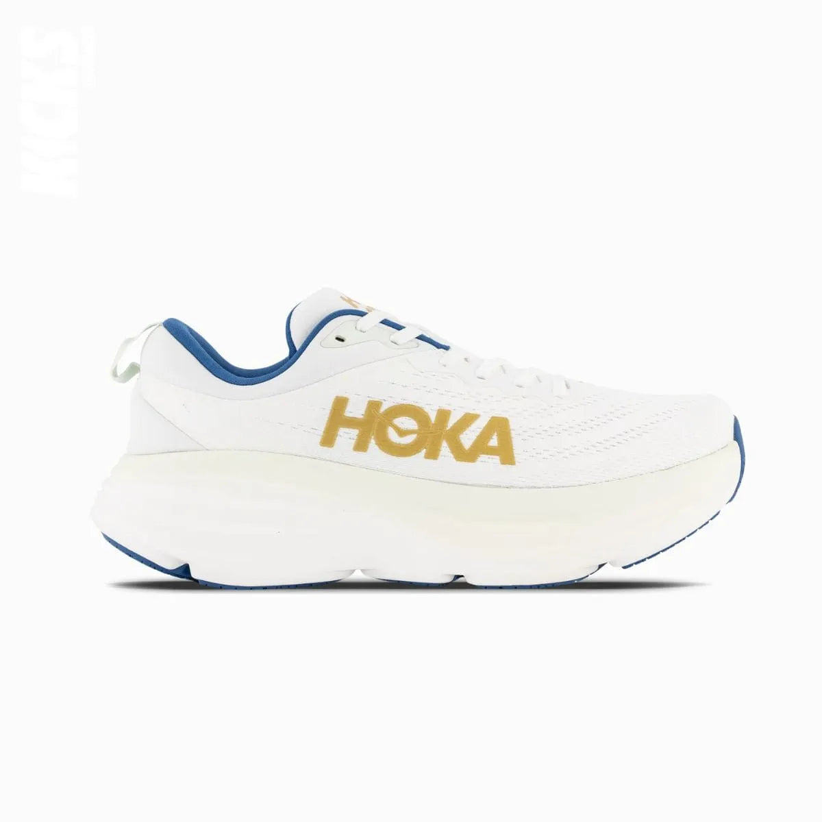 Replacement laces for Hoka Bondi 8 running shoes, durable laces designed for all-day comfort by Kicks Shoelaces.