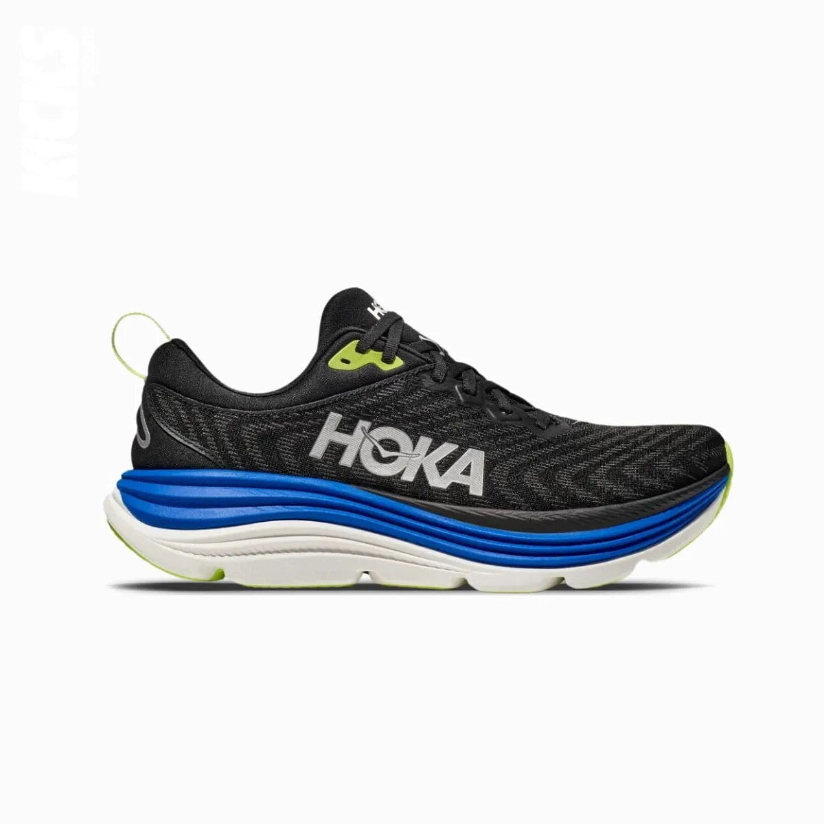 Replacement shoelaces for Hoka Gaviota 5 running shoes, cushioned, supportive laces designed for stability and all-day comfort by Kicks Shoelaces.