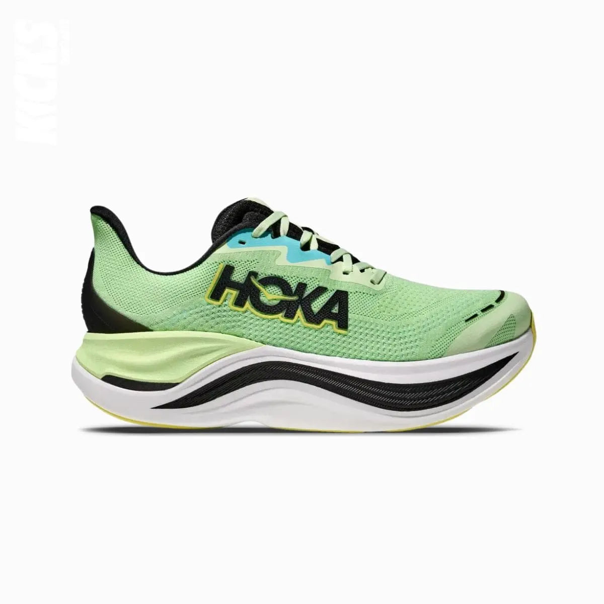 Replacement shoelaces for Hoka Skyward X running shoes, ultra-cushioned, responsive laces designed for maximum comfort by Kicks Shoelaces.