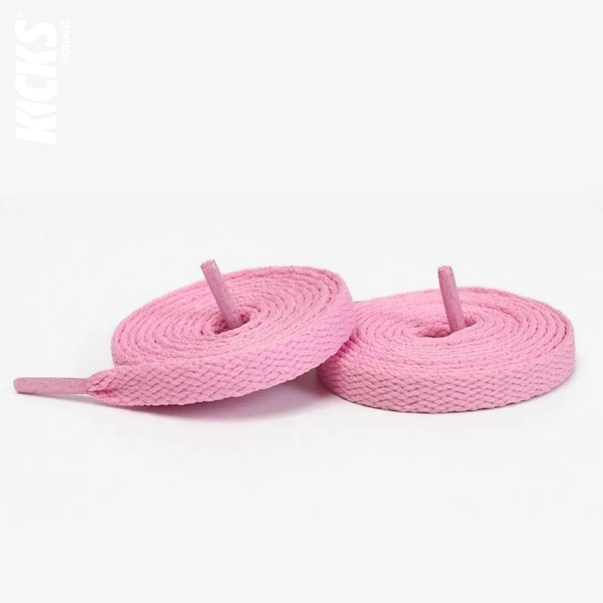 Pink replacement laces for Nike Air Jordan 2 sneakers by Kicks Shoelaces