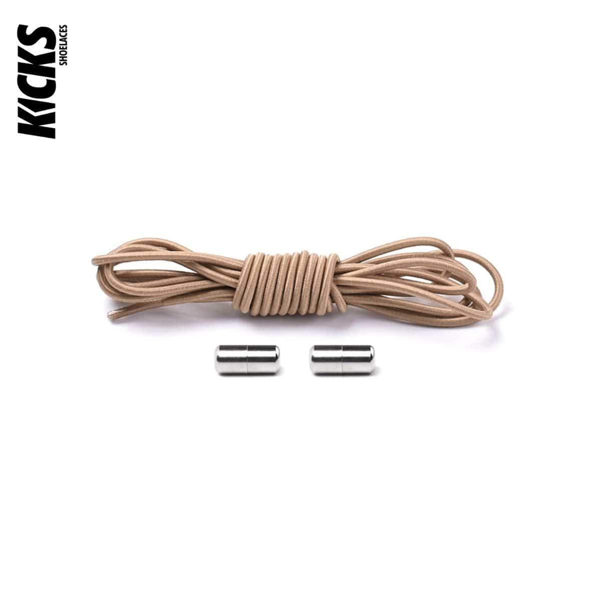 khaki-matte-no-tie-shoelaces