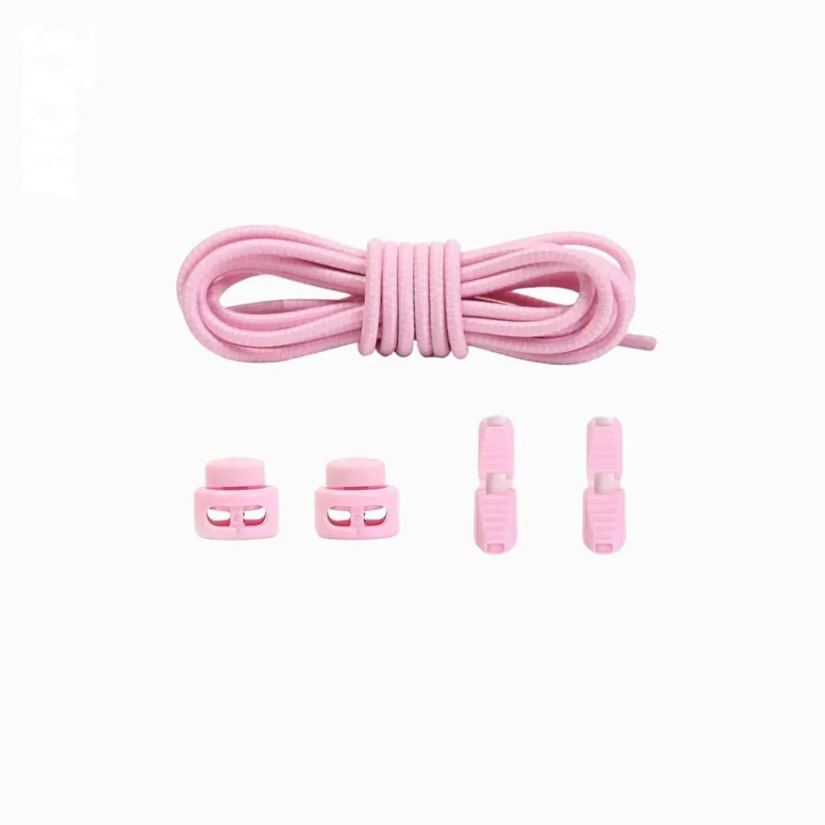 Kicks Speed Laces light pink no-tie elastic shoelaces for active lifestyles by Kicks Shoelaces