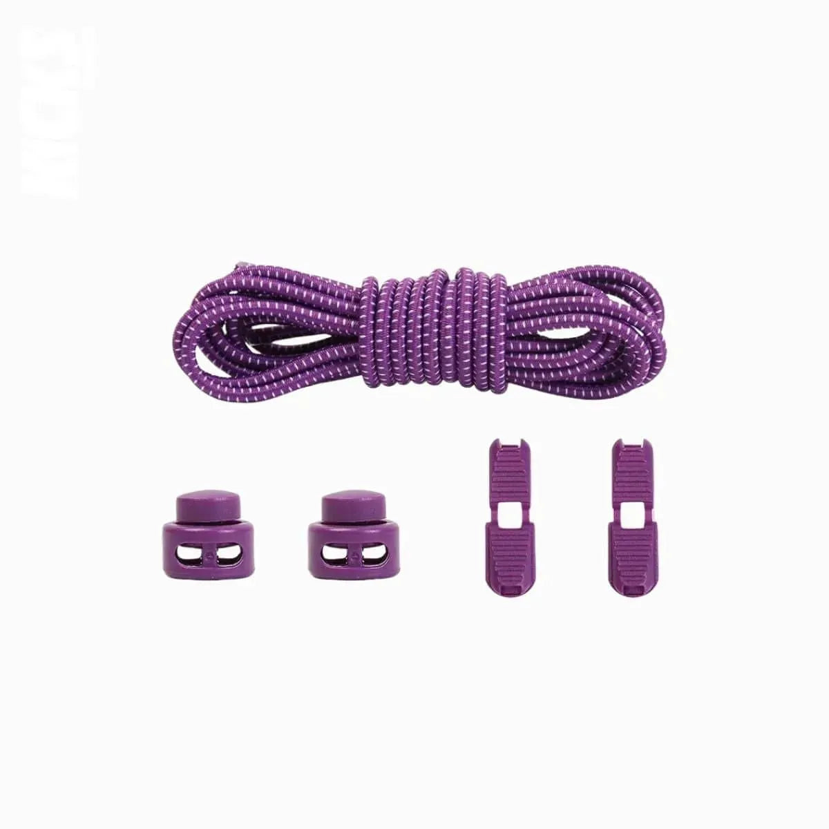 Kicks Speed Laces purple elastic no-tie laces for running shoes by Kicks Shoelaces