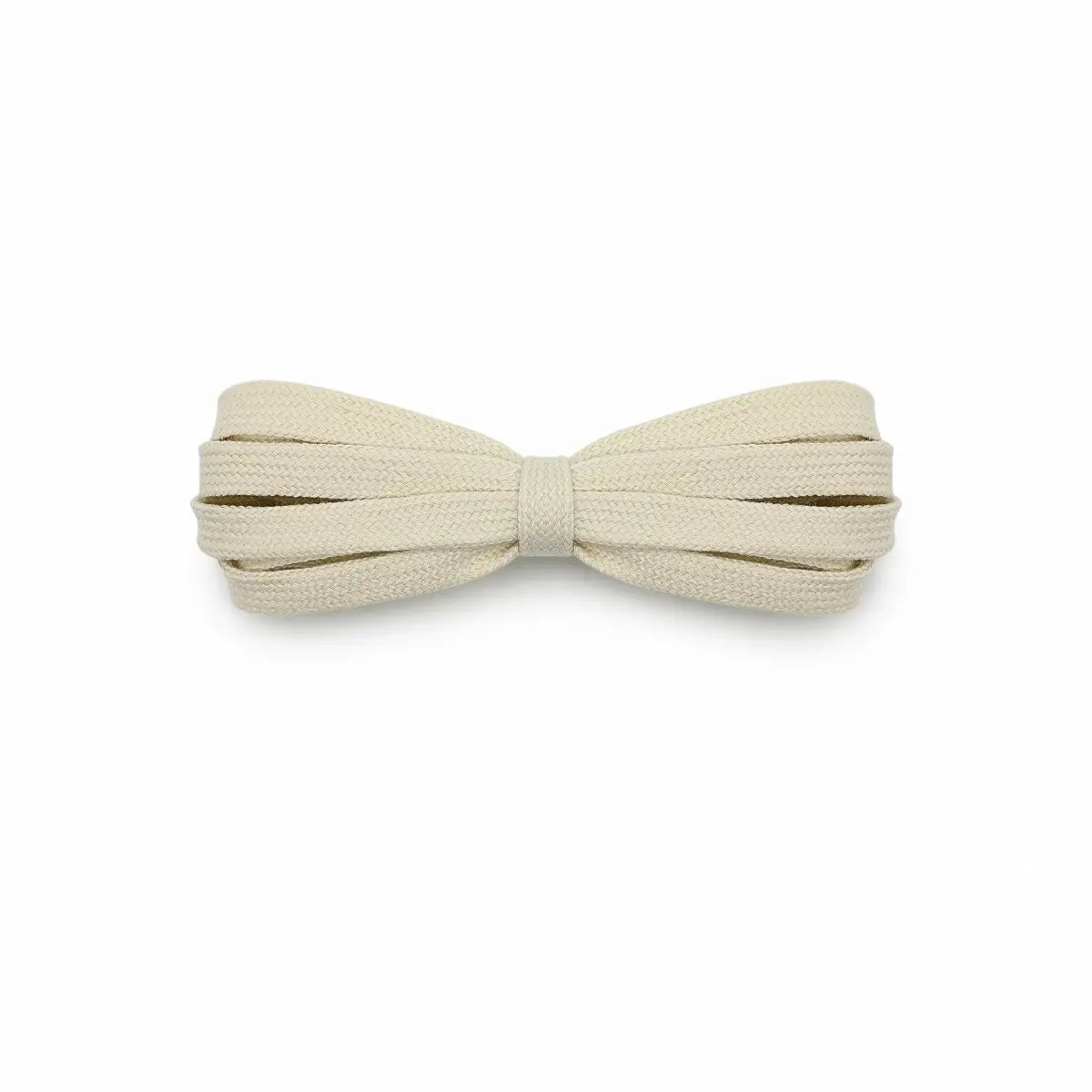 Light beige shoe laces for CDG Converse sneakers by Kicks Shoelaces