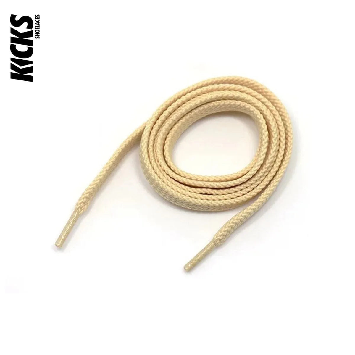 Beige sneaker laces for New Balance 998 shoes by Kicks Shoelaces