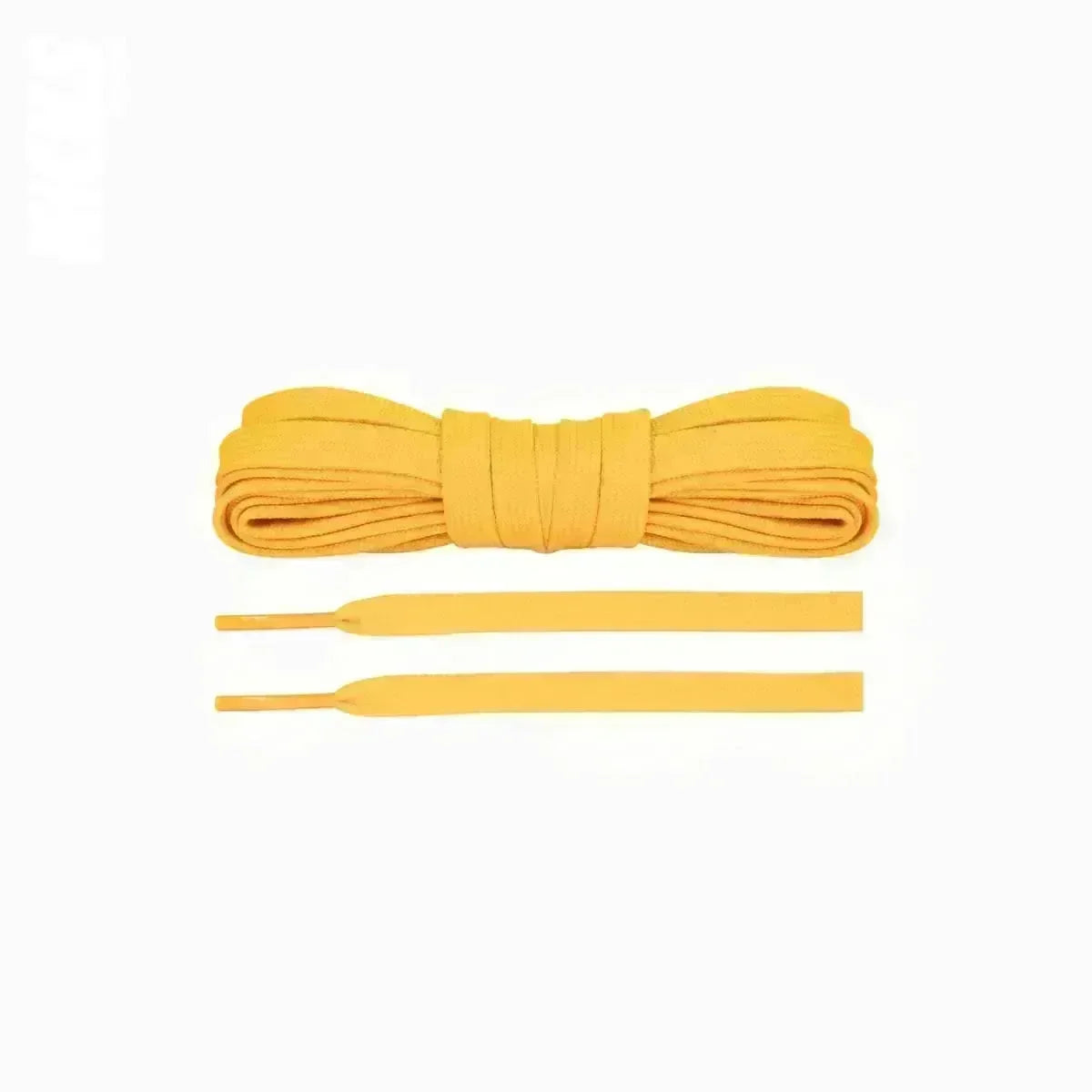 Golden yellow replacement laces for Nike Interact Run running shoes by Kicks Shoelaces