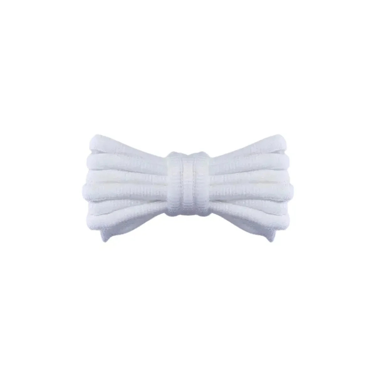 White replacement thick oval shoelaces shoes and sneakers