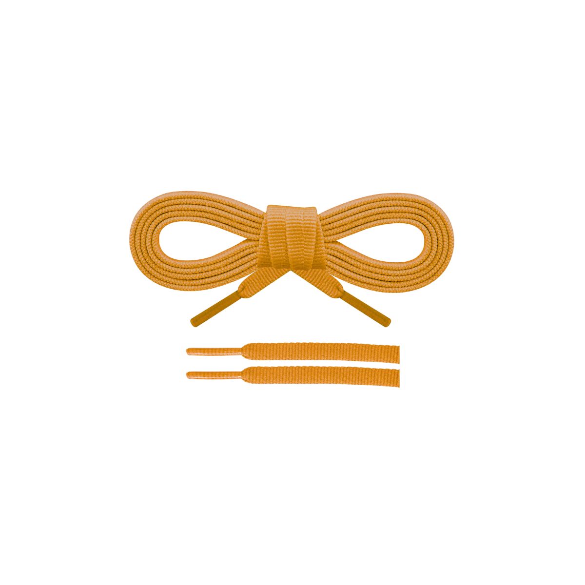 Orange shoelaces for running shoes, durable and secure replacement laces designed for daily runs and training by Kicks Shoelaces.