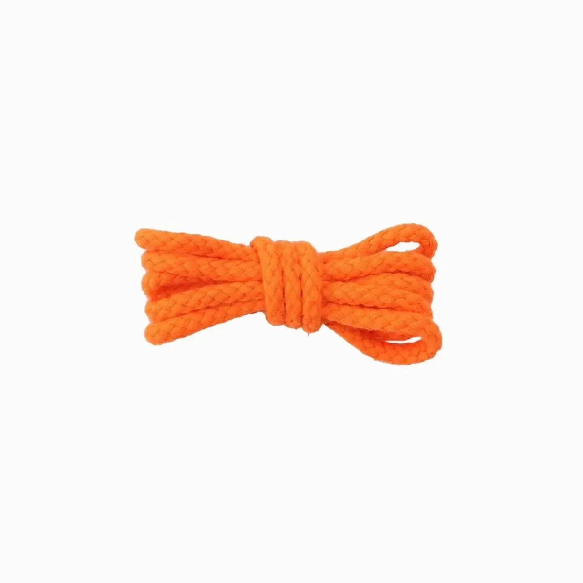 Orange thick rope laces for sneakerheads who want bold, fun shoelaces that help sneakers stand out.