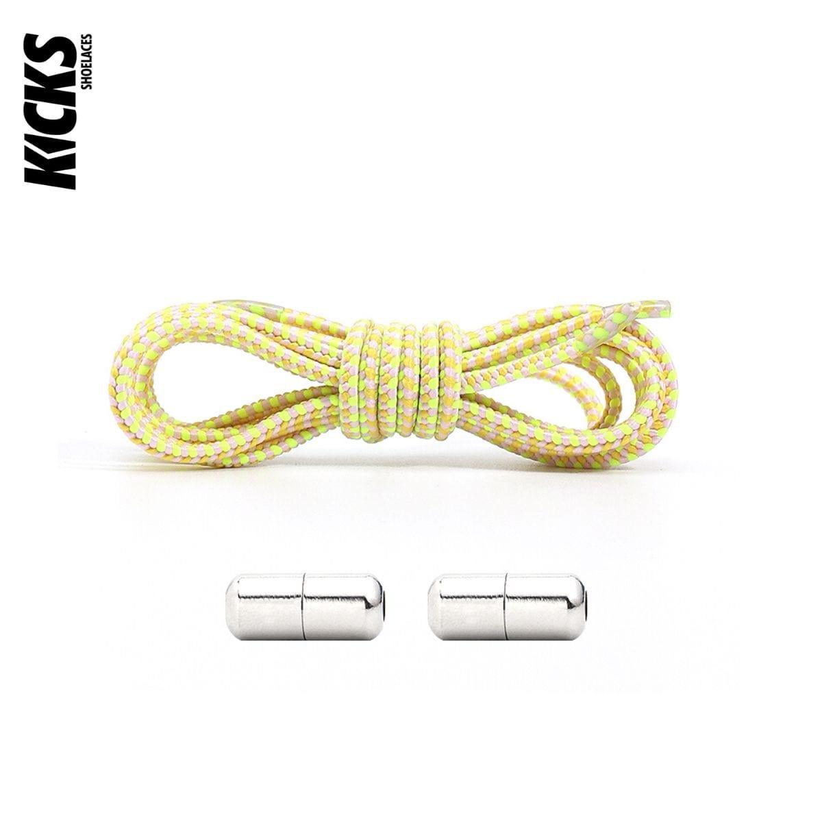 pink-yellow-green-striped-no-tie-shoe-laces