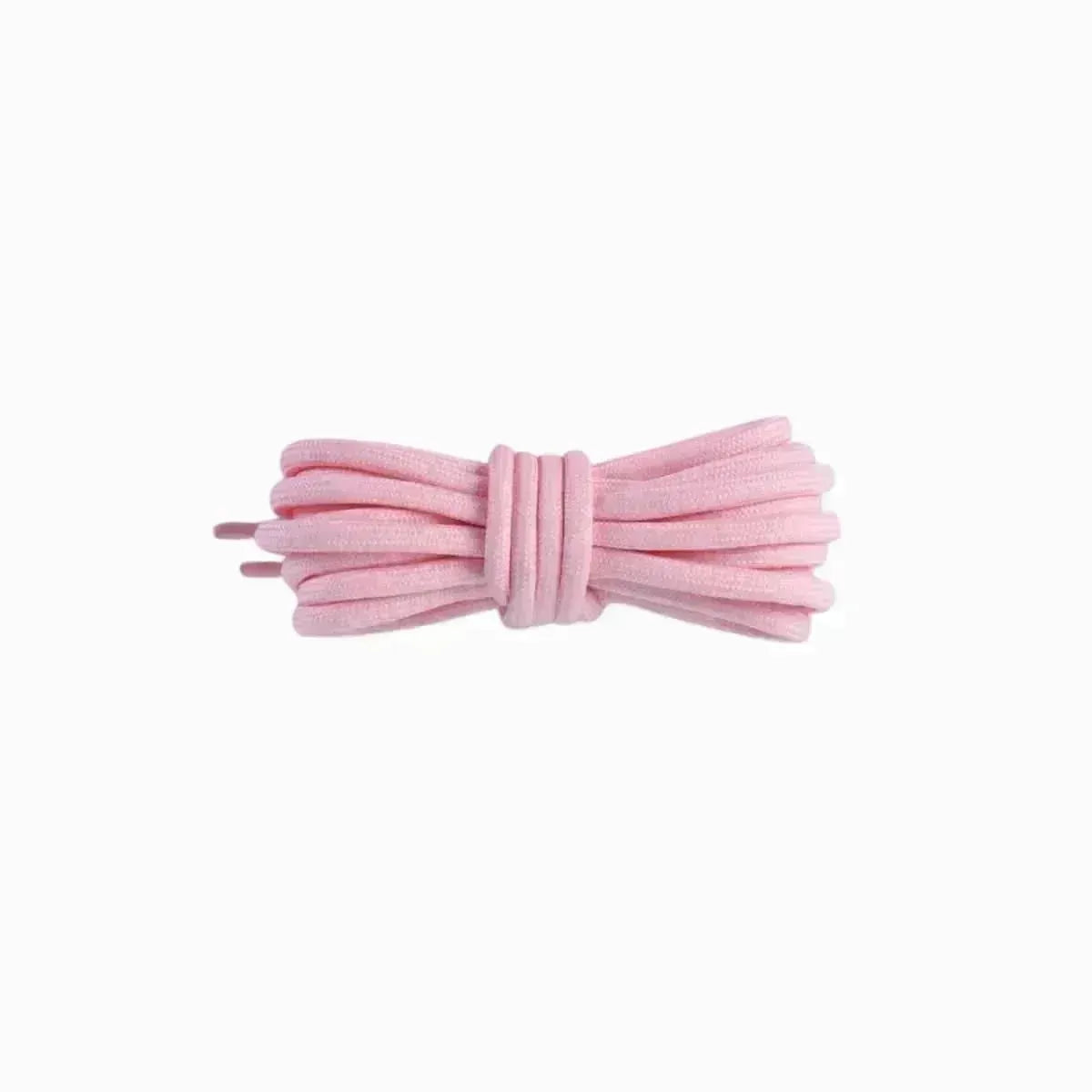 Light pink replacement rope laces for Yeezy 350 Onyx sneakers by Kicks Shoelaces.