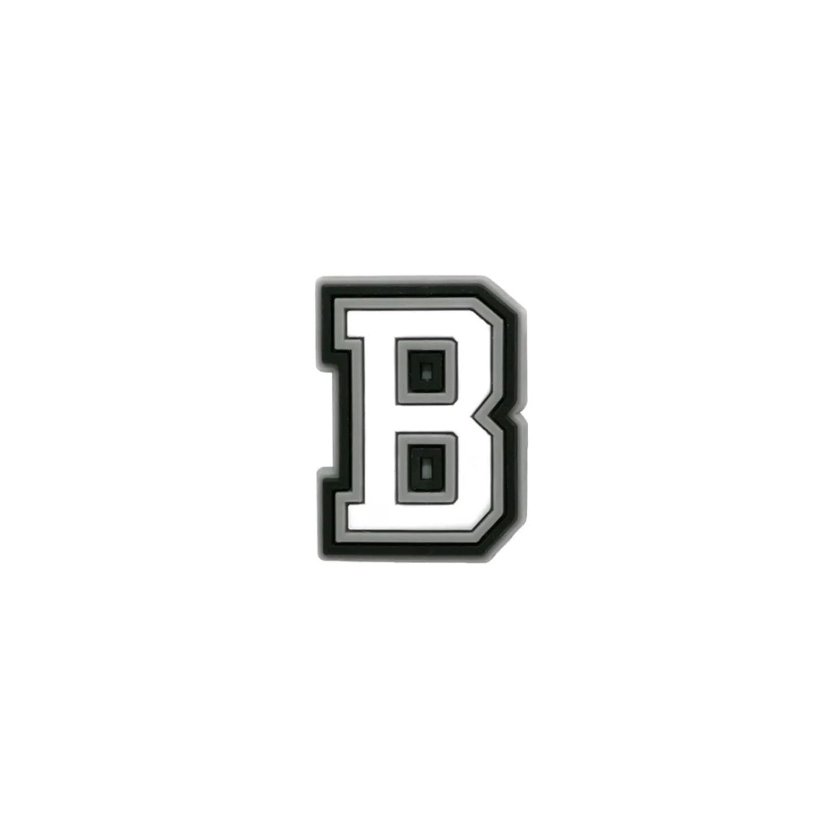 Varsity letter B shoe charm compatible with crocs and clogs