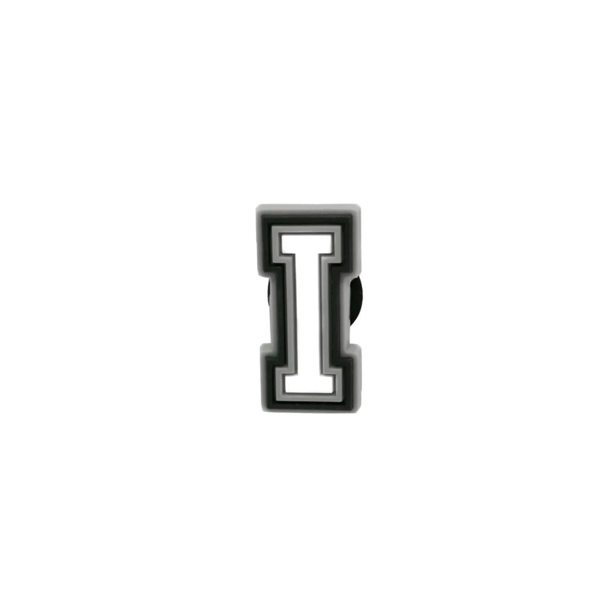 Varsity letter I shoe charm compatible with Crocs and clogs