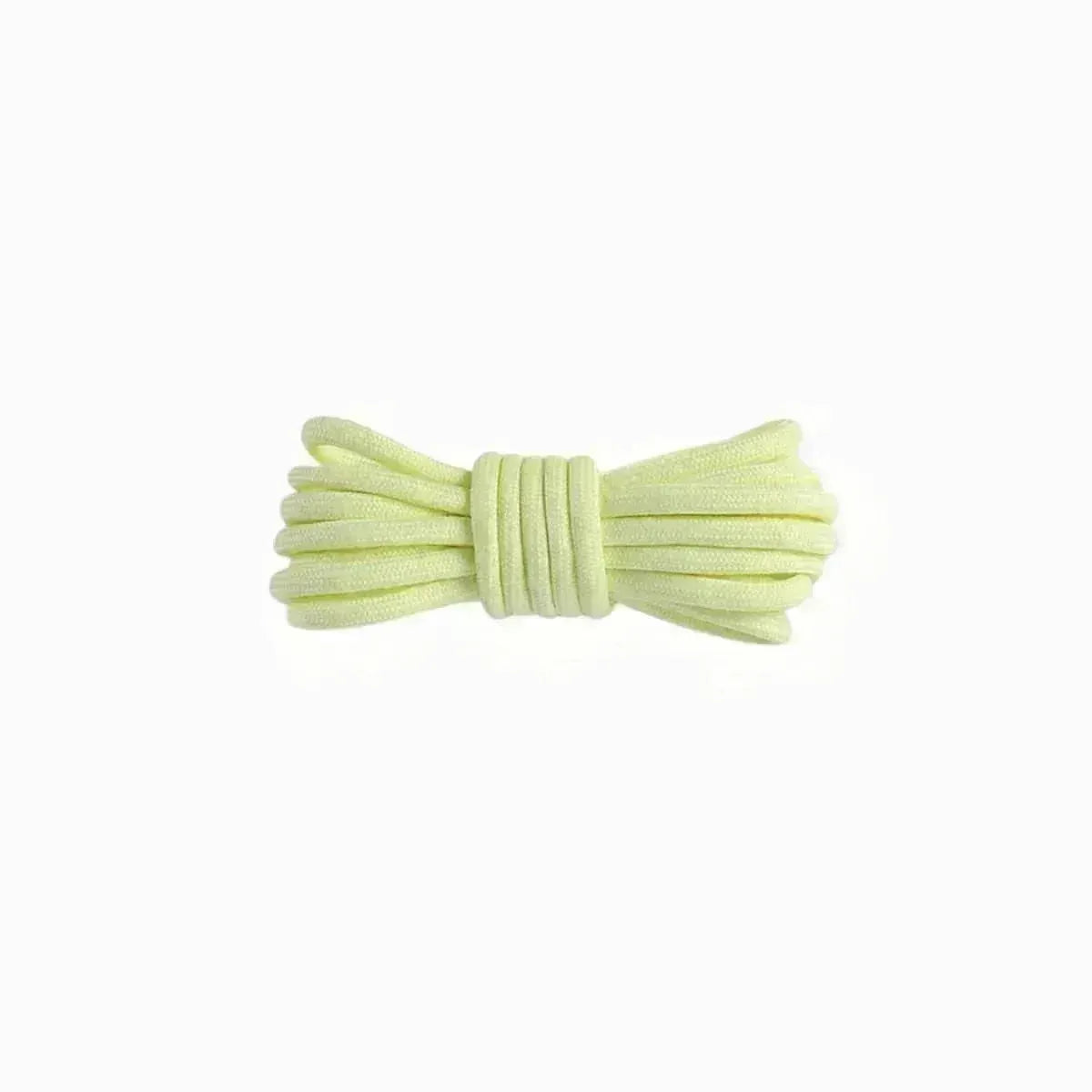 Yellow replacement rope laces for adidas yeezy boost 350 sneakers by Kicks Shoelaces. 